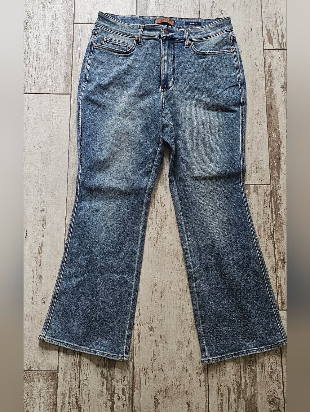 Judy Blue Women's Blue Denim Bootcut Jeans 16 Short (18)